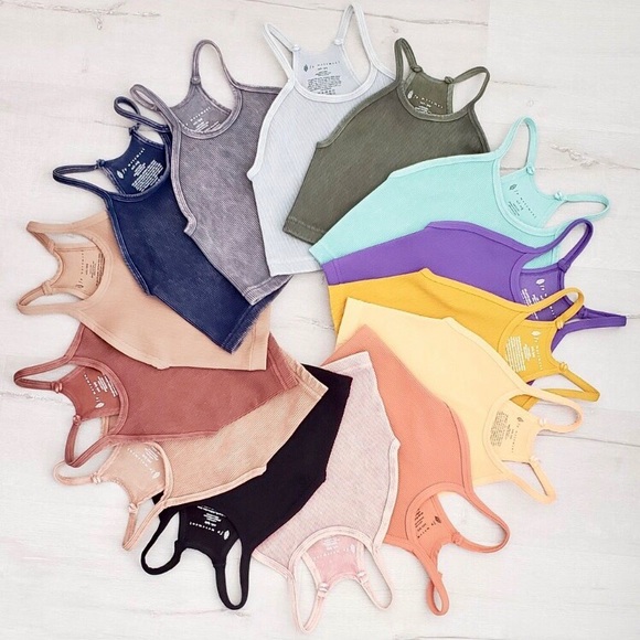 FREE PEOPLE Happiness Runs Crop Tank Top - Picture 8 of 8